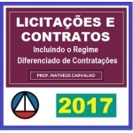 Licitações e Contratos 2017 - Matheus Carvalho Incluindo Novo Regime de Contratações